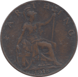1918 FARTHING ( GF ) - FARTHING - Cambridgeshire Coins