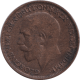 1918 FARTHING ( GVF ) - FARTHING - Cambridgeshire Coins