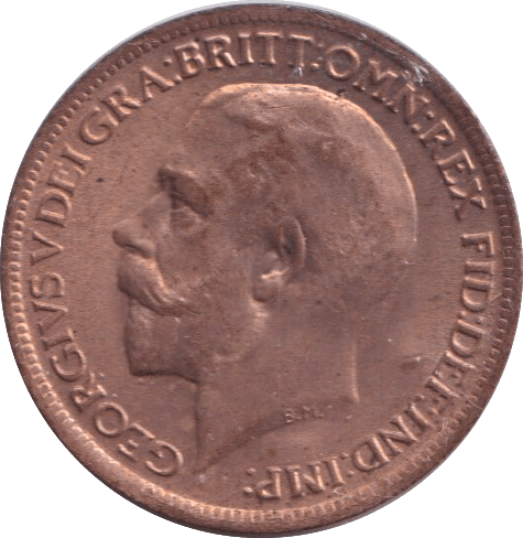 1918 FARTHING ( UNC ) - FARTHING - Cambridgeshire Coins