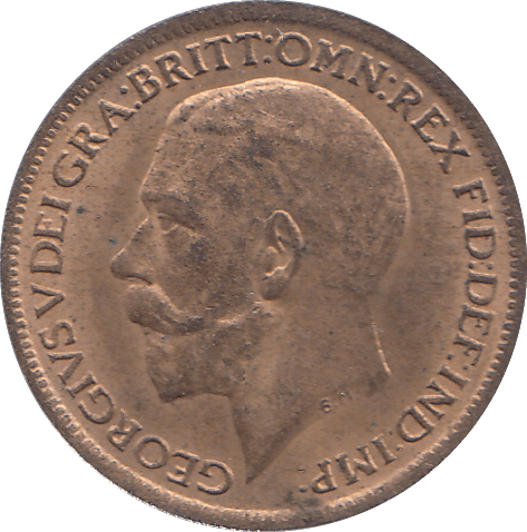 1918 FARTHING ( UNC ) - FARTHING - Cambridgeshire Coins