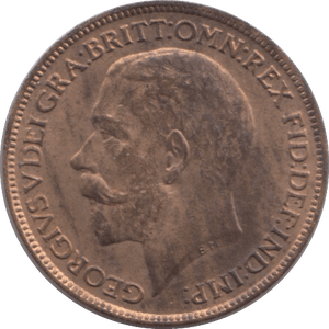 1918 FARTHING ( UNC ) - Farthing - Cambridgeshire Coins