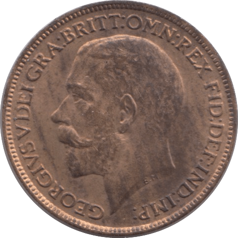 1918 FARTHING ( UNC ) - Farthing - Cambridgeshire Coins