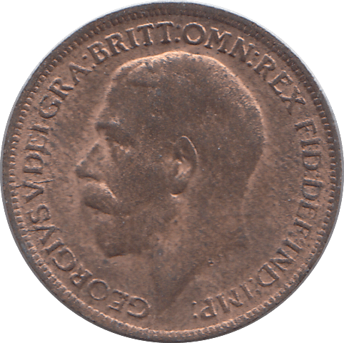 1918 FARTHING ( UNC ) - HALFPENNY - Cambridgeshire Coins