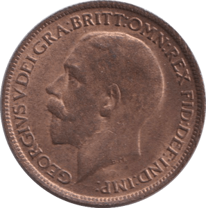 1918 FARTHING ( VF ) - FARTHING - Cambridgeshire Coins