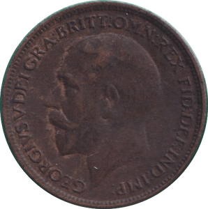 1918 FARTHING ( VF ) - FARTHING - Cambridgeshire Coins