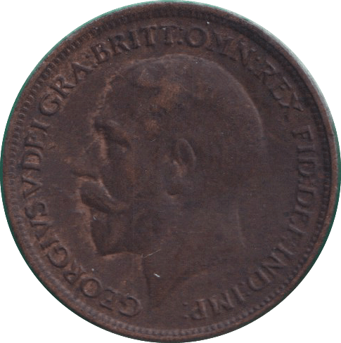 1918 FARTHING ( VF ) - FARTHING - Cambridgeshire Coins