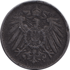 1918 FIVE PENNY - WORLD COINS - Cambridgeshire Coins