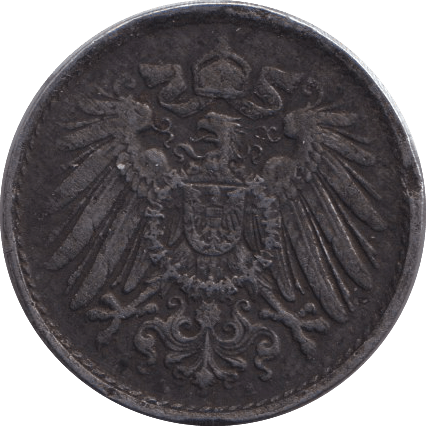 1918 FIVE PENNY - WORLD COINS - Cambridgeshire Coins