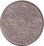 1918 FLORIN ( AUNC ) 5 - FLORIN - Cambridgeshire Coins