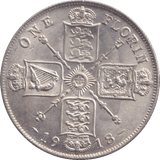 1918 FLORIN ( BU ) - FLORIN - Cambridgeshire Coins