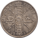 1918 FLORIN ( EF ) - FLORIN - Cambridgeshire Coins