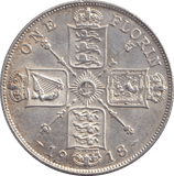 1918 FLORIN ( EF ) - FLORIN - Cambridgeshire Coins