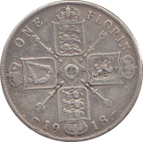1918 FLORIN ( FINE ) - FLORIN - Cambridgeshire Coins