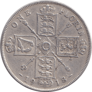1918 FLORIN ( GF ) - FLORIN - Cambridgeshire Coins