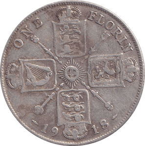 1918 FLORIN ( GF ) - FLORIN - Cambridgeshire Coins