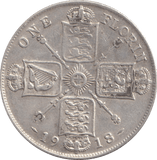 1918 FLORIN ( GVF ) - FLORIN - Cambridgeshire Coins