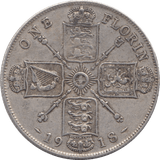 1918 FLORIN ( GVF ) - FLORIN - Cambridgeshire Coins