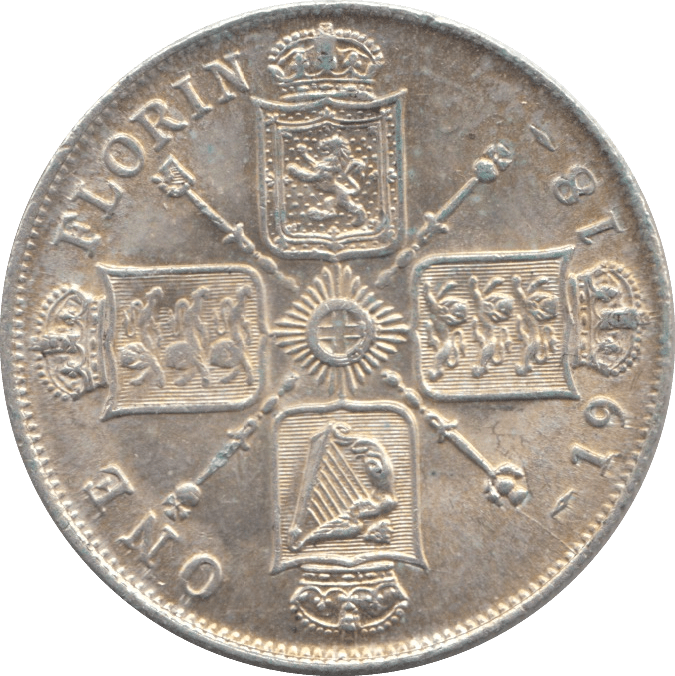 1918 FLORIN ( GVF ) - FLORIN - Cambridgeshire Coins