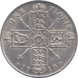 1918 FLORIN ( GVF ) - FLORIN - Cambridgeshire Coins