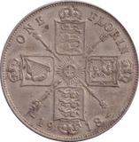 1918 FLORIN ( GVF ) - FLORIN - Cambridgeshire Coins