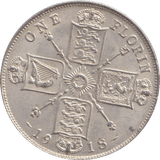 1918 FLORIN ( UNC ) 5 - FLORIN - Cambridgeshire Coins