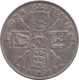 1918 FLORIN ( VF ) - FLORIN - Cambridgeshire Coins