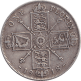 1918 FLORIN ( VF ) - FLORIN - Cambridgeshire Coins