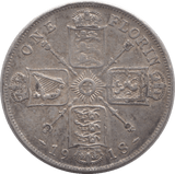 1918 FLORIN ( VF ) - FLORIN - Cambridgeshire Coins