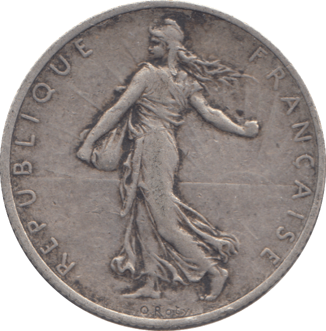 1918 FRANCE 2 FRANC - WORLD COINS - Cambridgeshire Coins