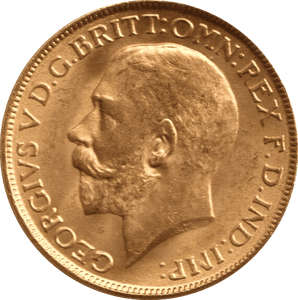 1918 GOLD SOVEREIGN ( AUNC ) BOMBAY MINT - SOVEREIGN - Cambridgeshire Coins