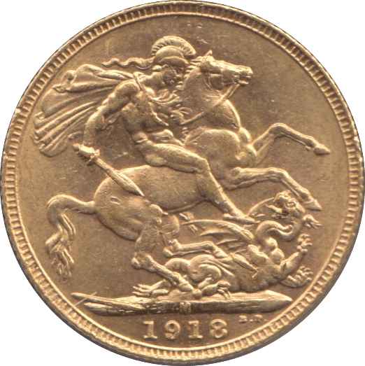 1918 GOLD SOVEREIGN ( AUNC ) MELBOURNE MINT - SOVEREIGN - Cambridgeshire Coins