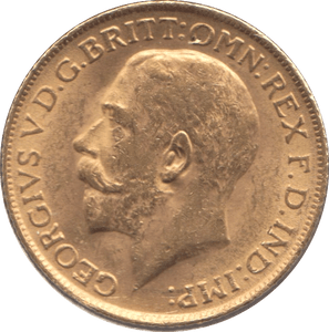 1918 GOLD SOVEREIGN ( AUNC ) - SOVEREIGN - Cambridgeshire Coins
