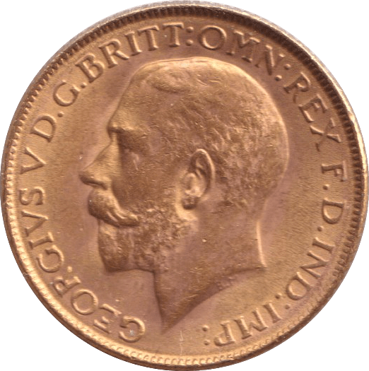 1918 GOLD SOVEREIGN BOMBAY MINT ( AUNC ) - SOVEREIGN - Cambridgeshire Coins