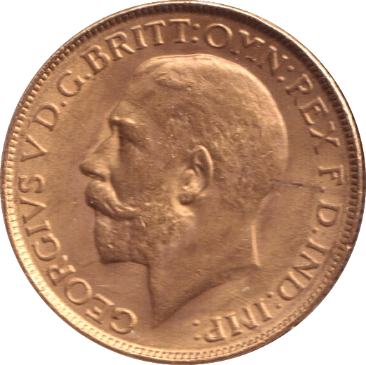 1918 GOLD SOVEREIGN BOMBAY MINT ( AUNC ) - SOVEREIGN - Cambridgeshire Coins