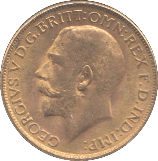1918 GOLD SOVEREIGN BOMBAY MINT ( AUNC ) - SOVEREIGN - Cambridgeshire Coins