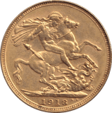 1918 GOLD SOVEREIGN ( EF ) SYDNEY MINT - SOVEREIGN - Cambridgeshire Coins