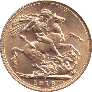 1918 GOLD SOVEREIGN ( UNC ) BOMBAY MINT - SOVEREIGN - Cambridgeshire Coins