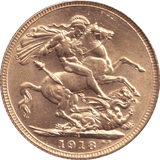 1918 GOLD SOVEREIGN ( UNC ) BOMBAY MINT - SOVEREIGN - Cambridgeshire Coins