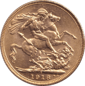1918 GOLD SOVEREIGN ( UNC ) BOMBAY MINT - SOVEREIGN - Cambridgeshire Coins