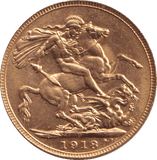 1918 GOLD SOVEREIGN ( UNC ) Perth Mint - SOVEREIGN - Cambridgeshire Coins