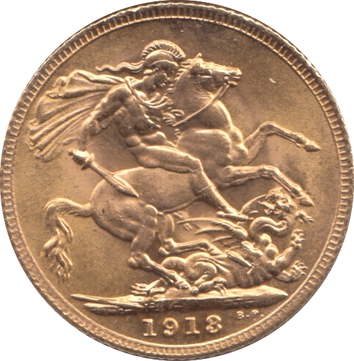 1918 GOLD SOVEREIGN ( UNC ) - Sovereign - Cambridgeshire Coins