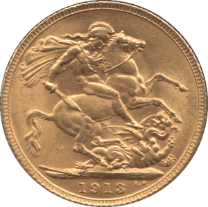 1918 GOLD SOVEREIGN ( UNC ) - Sovereign - Cambridgeshire Coins