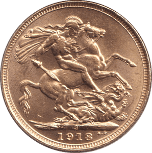 1918 GOLD SOVEREIGN ( UNC ) SYDNEY MINT - SOVEREIGN - Cambridgeshire Coins