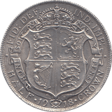 1918 HALFCROWN ( AUNC ) - HALFCROWN - Cambridgeshire Coins