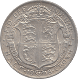 1918 HALFCROWN ( EF ) - HALFCROWN - Cambridgeshire Coins