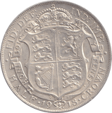 1918 HALFCROWN ( EF ) - HALFCROWN - Cambridgeshire Coins