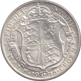 1918 HALFCROWN ( EF ) - HALFCROWN - Cambridgeshire Coins