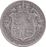 1918 HALFCROWN ( FINE ) - HALFCROWN - Cambridgeshire Coins