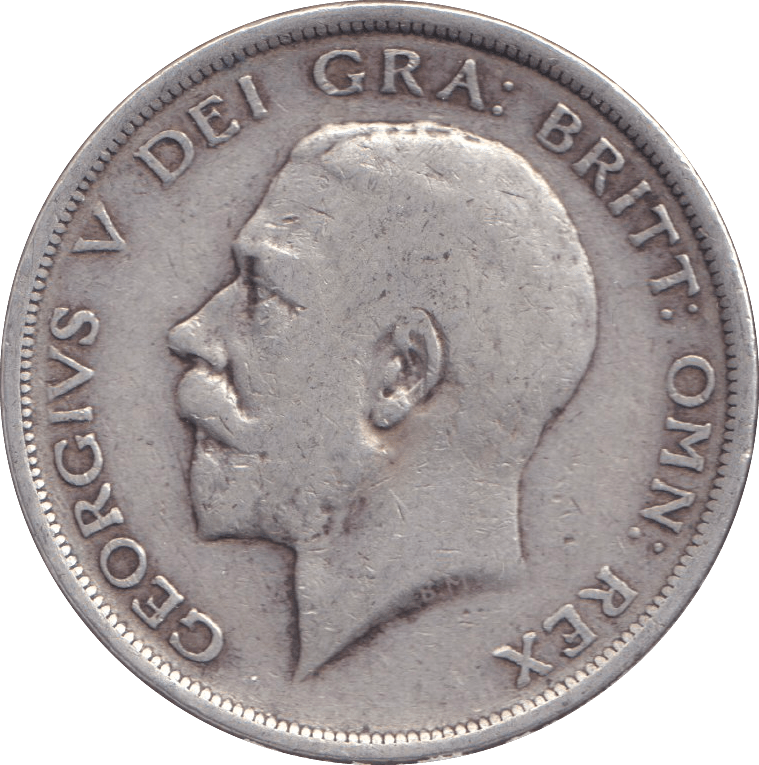 1918 HALFCROWN ( FINE ) - HALFCROWN - Cambridgeshire Coins