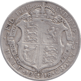 1918 HALFCROWN ( GF ) - HALFCROWN - Cambridgeshire Coins